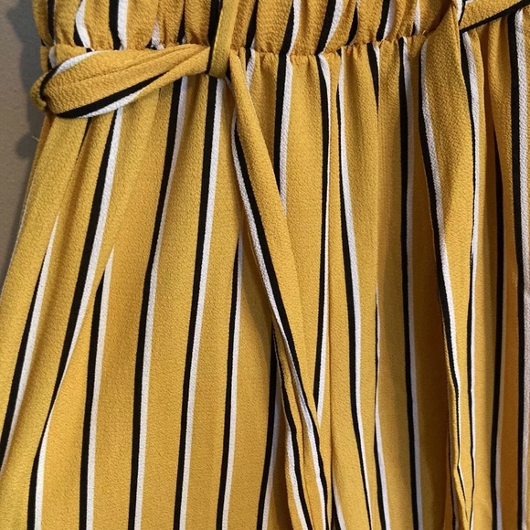 Blue Rain White and Yellow Striped Jumpsuit - Picture 3 of 3